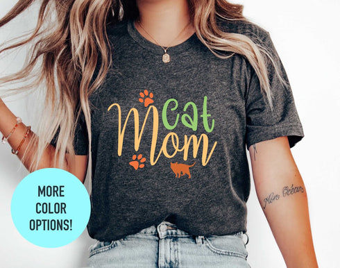 Cat Mom T-shirt, Funny Cat Shirt, Cat Mom Gift, Cat Lover Tee, Sarcastic Shirt, Cute Sassy Shirts, Funny Animal Tee, Cat Mama Shirt